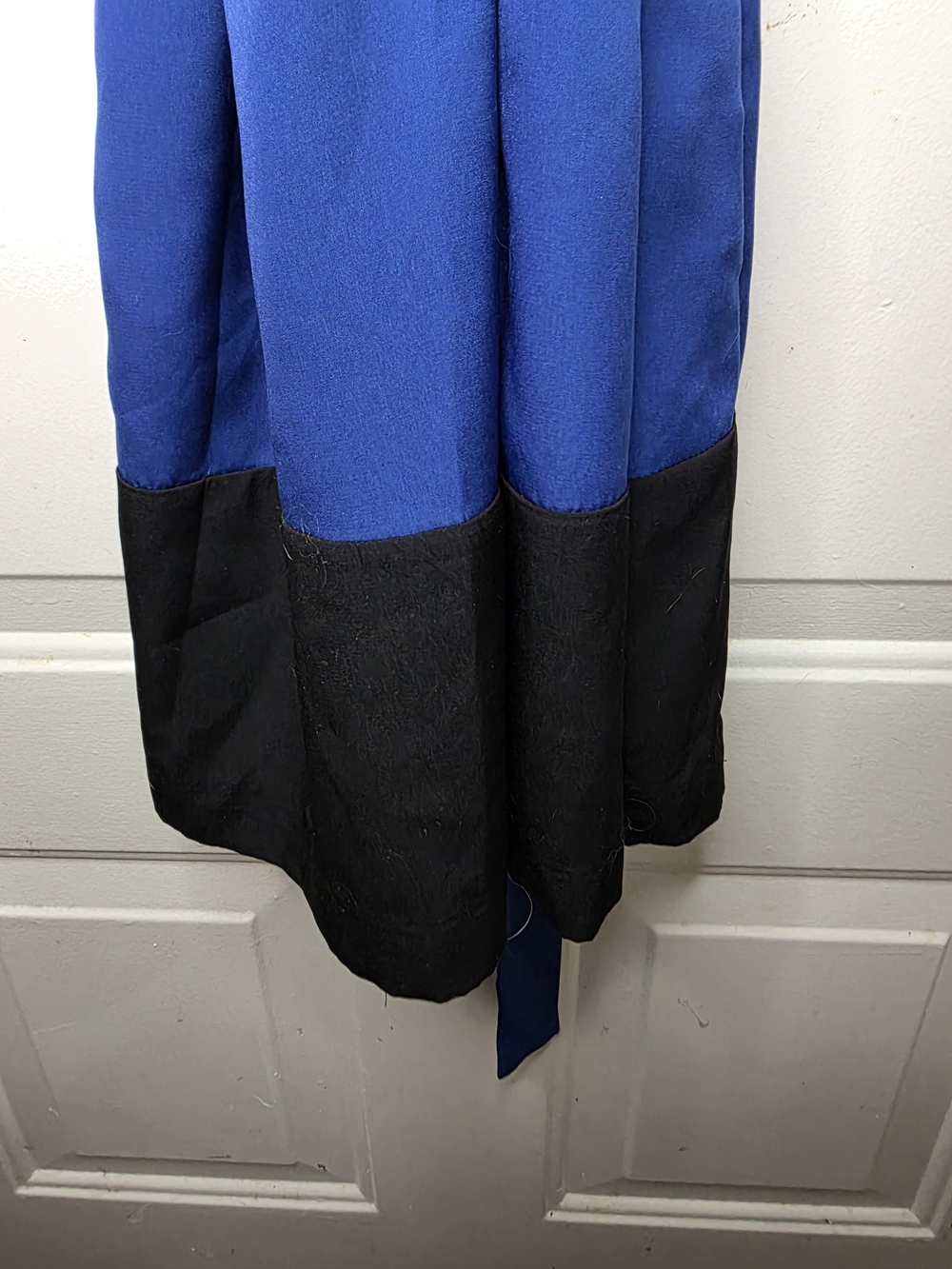 Express Sleeveless Blue and Black Halter Dress Size XS - Picture 4 of 5